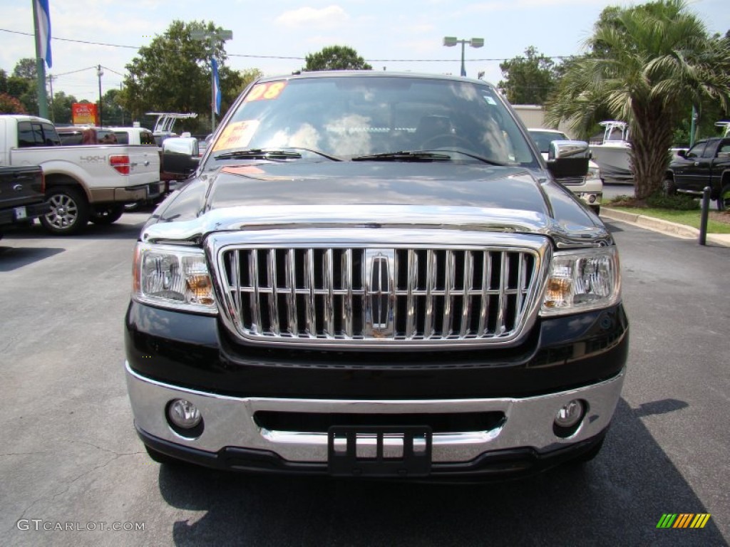 2008 Mark LT SuperCrew 4x4 - Black / Black/Dove Grey Piping photo #3