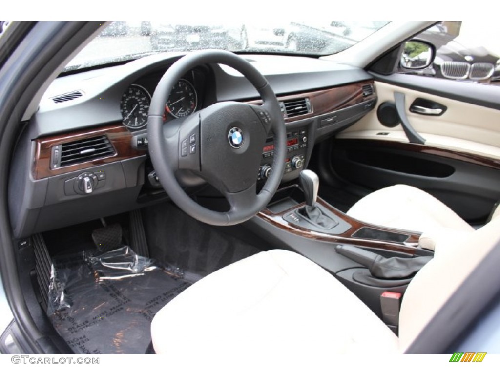 Oyster/Black Interior 2012 BMW 3 Series 328i Sports Wagon Photo #69361480