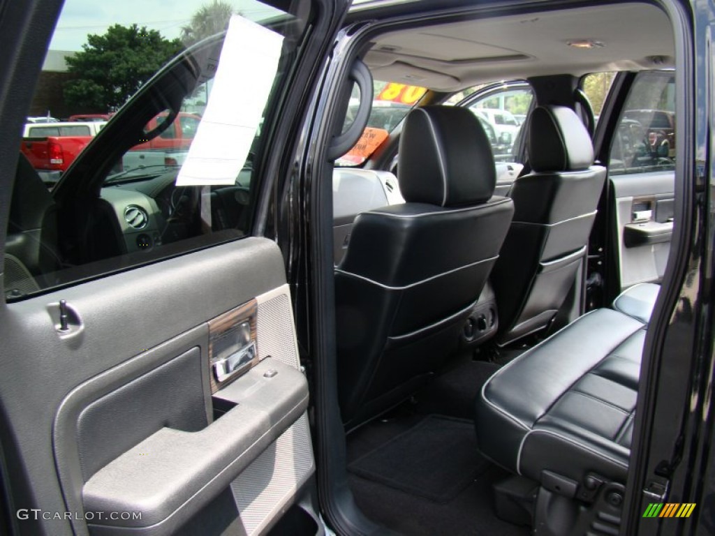 2008 Mark LT SuperCrew 4x4 - Black / Black/Dove Grey Piping photo #11
