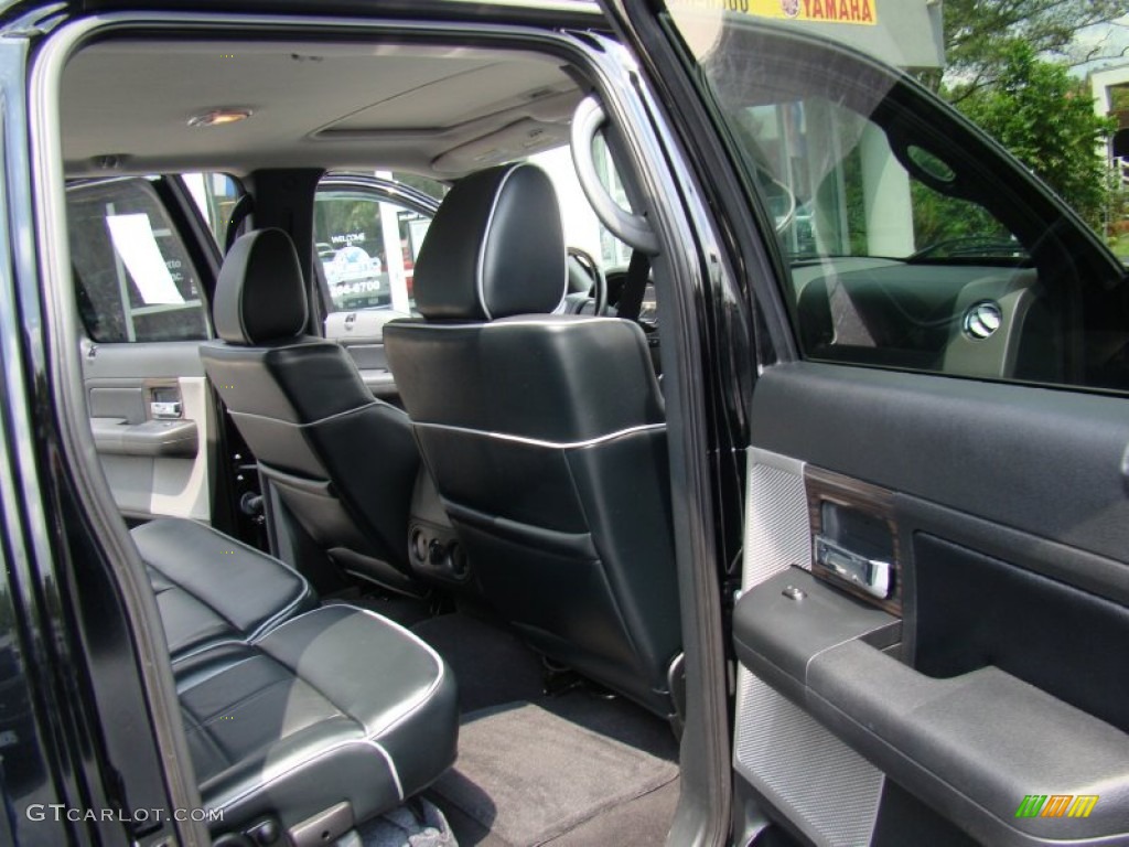 2008 Mark LT SuperCrew 4x4 - Black / Black/Dove Grey Piping photo #14