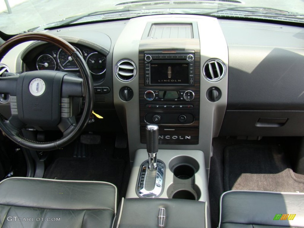 2008 Mark LT SuperCrew 4x4 - Black / Black/Dove Grey Piping photo #15