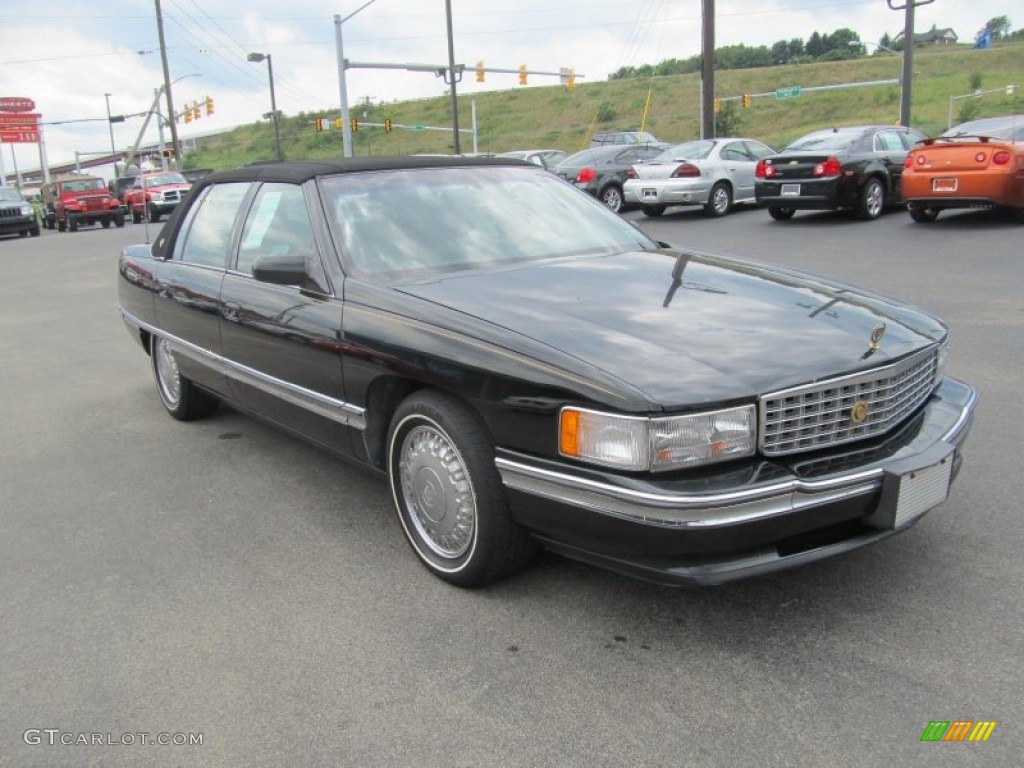 1996 DeVille Sedan - Black / Black photo #6