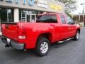 2009 Fire Red GMC Sierra 1500 SLE Extended Cab  photo #8