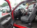 Ebony 2009 GMC Sierra 1500 SLE Extended Cab Interior Color