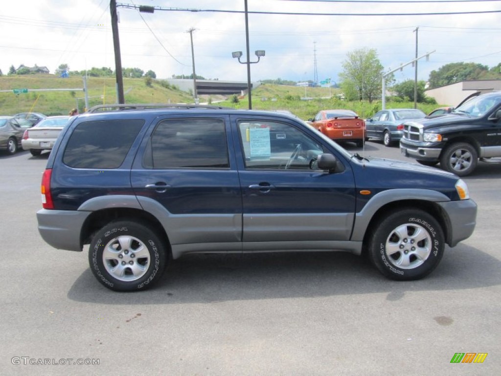 2002 Tribute ES V6 4WD - Calypso Blue Metallic / Gray photo #5