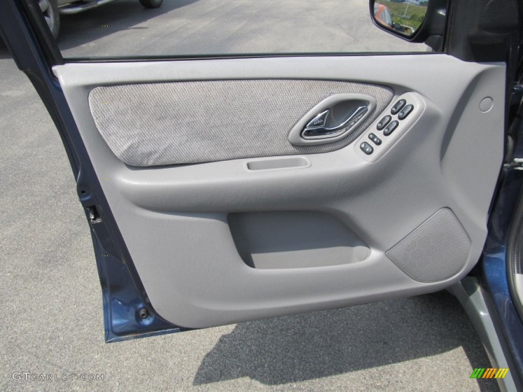 2002 Mazda Tribute ES V6 4WD Gray Door Panel Photo #69362284