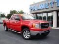 2009 Fire Red GMC Sierra 1500 SLE Extended Cab  photo #25
