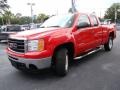 2009 Fire Red GMC Sierra 1500 SLE Extended Cab  photo #26