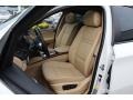 Sand Beige Nevada Leather Front Seat Photo for 2009 BMW X6 #69362341