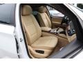 2009 BMW X6 Sand Beige Nevada Leather Interior Front Seat Photo