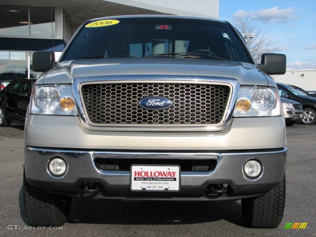 2006 F150 Lariat SuperCrew 4x4 - Silver Metallic / Black photo #2