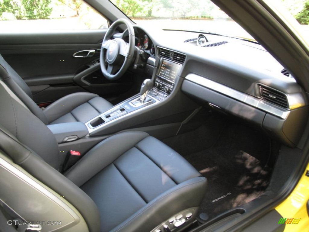 Black Interior 2012 Porsche New 911 Carrera S Coupe Photo #69362639