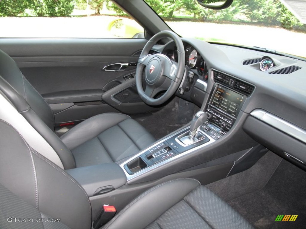 Black Interior 2012 Porsche New 911 Carrera S Coupe Photo #69362665