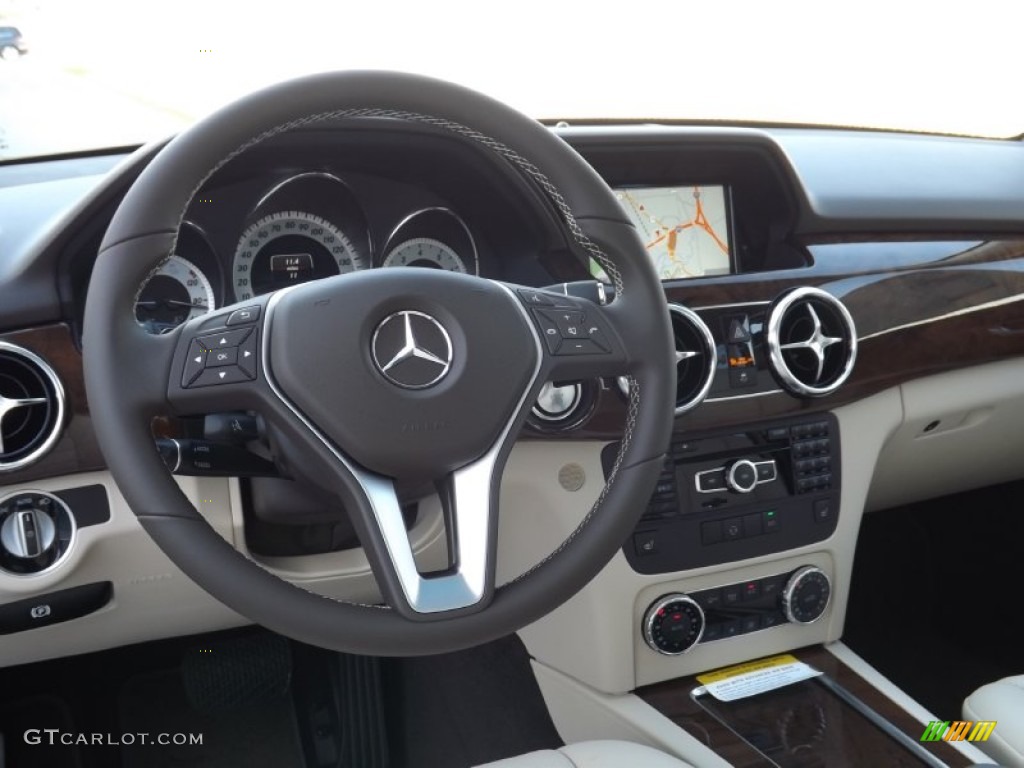 2013 Mercedes-Benz GLK 350 4Matic Almond/Mocha Dashboard Photo #69362755