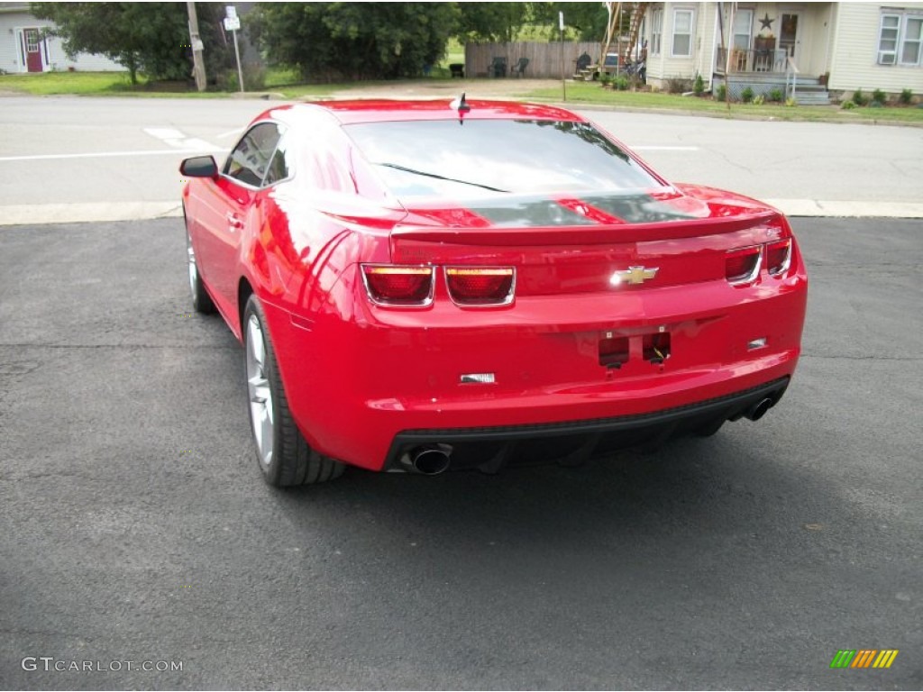 2011 Camaro SS/RS Coupe - Victory Red / Gray photo #8