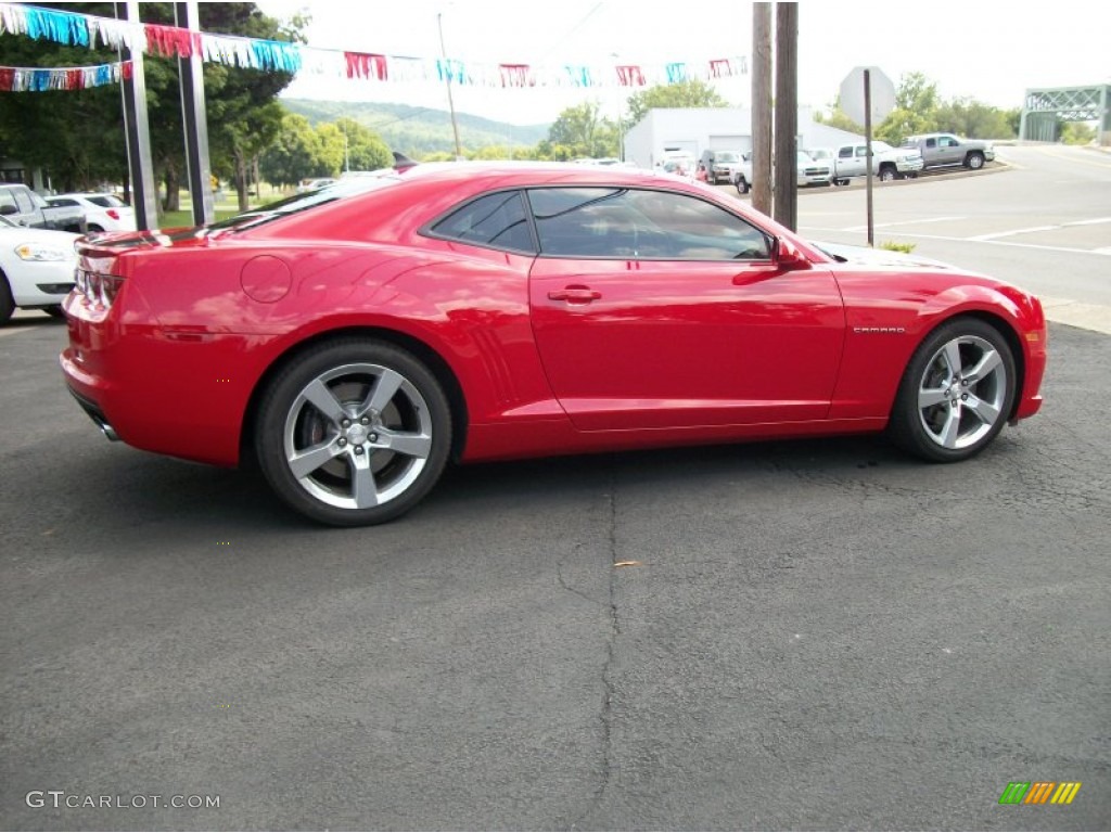 2011 Camaro SS/RS Coupe - Victory Red / Gray photo #10