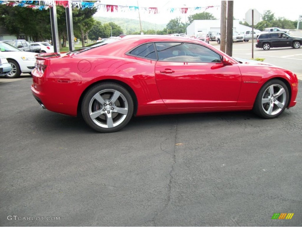 2011 Camaro SS/RS Coupe - Victory Red / Gray photo #37