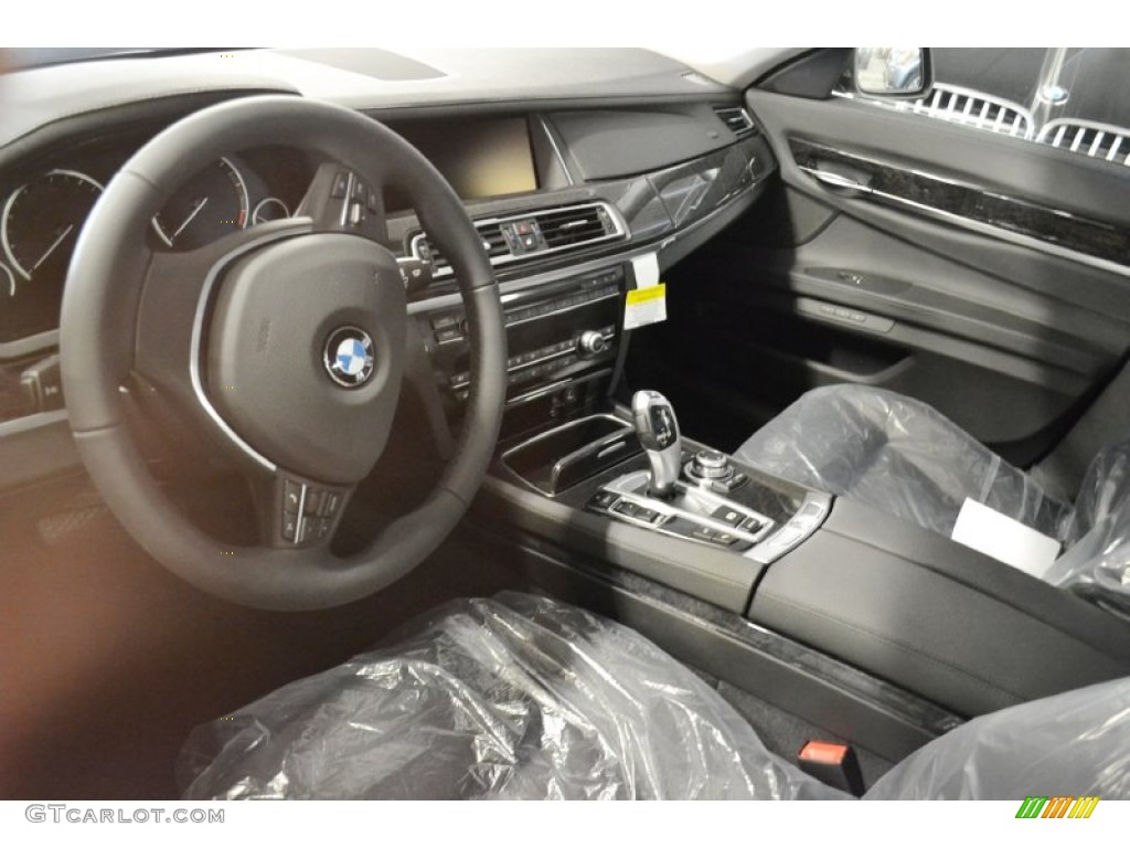 Black Interior 2013 BMW 7 Series 740Li Sedan Photo #69364929
