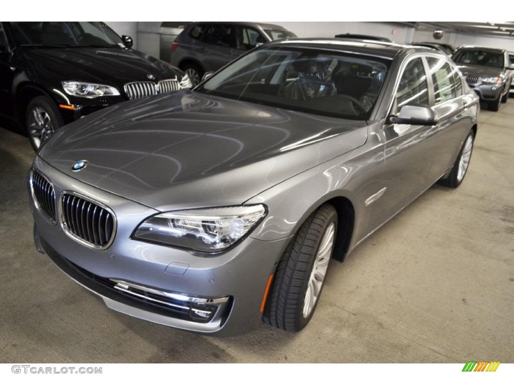 2013 7 Series 740Li Sedan - Space Gray Metallic / Black photo #9