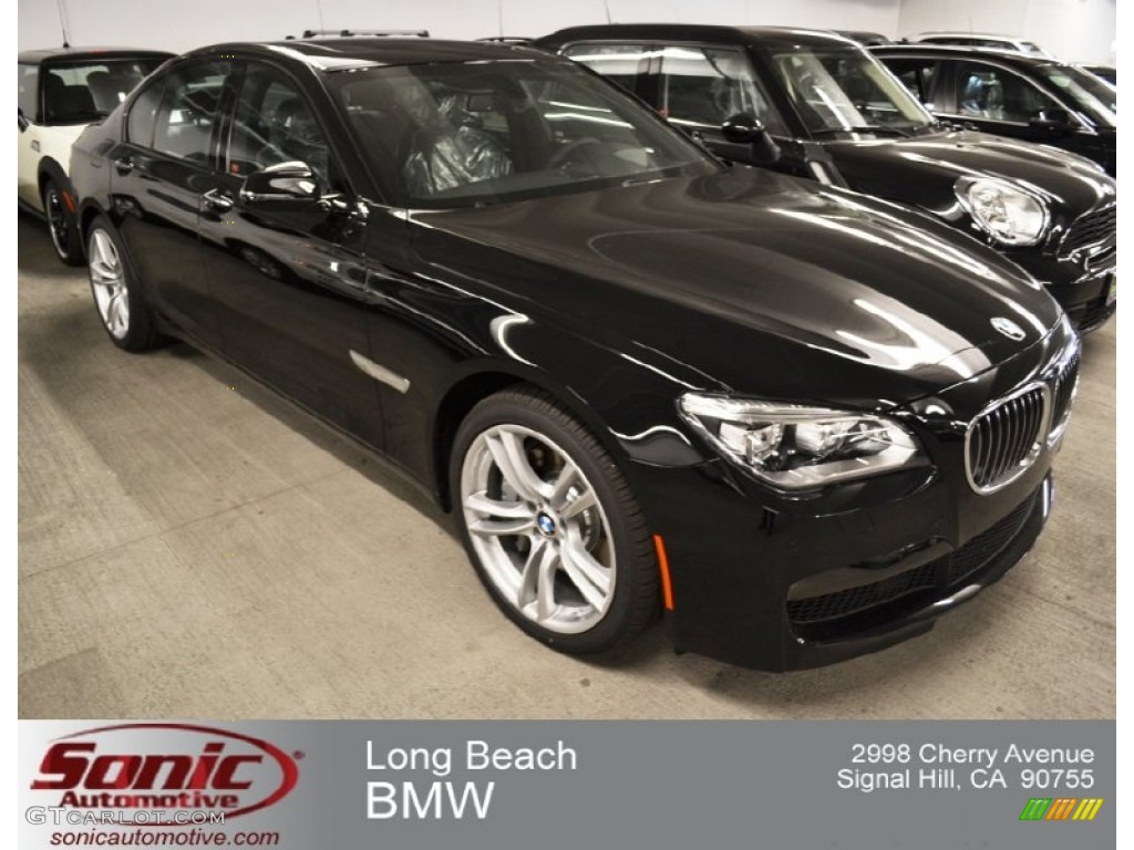 2013 7 Series 750i Sedan - Jet Black / Black photo #1