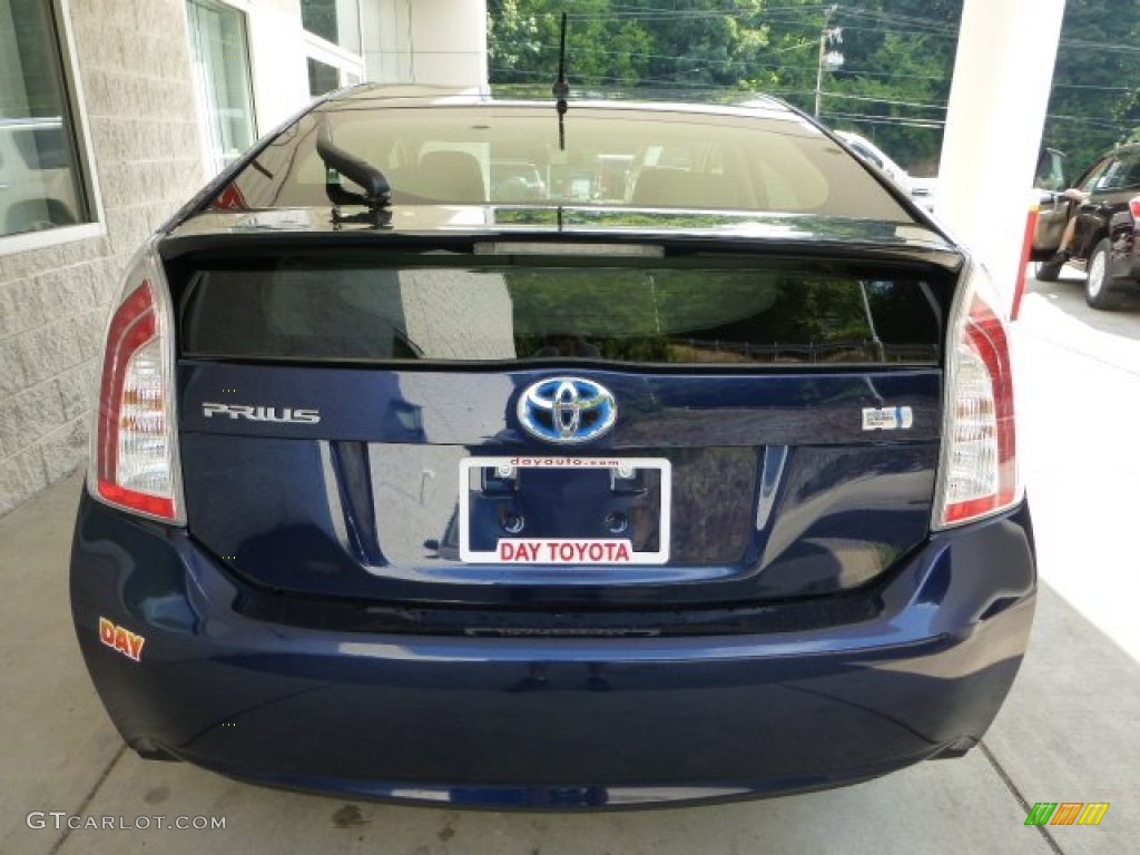 2012 Prius 3rd Gen Two Hybrid - Nautical Blue Metallic / Bisque photo #3