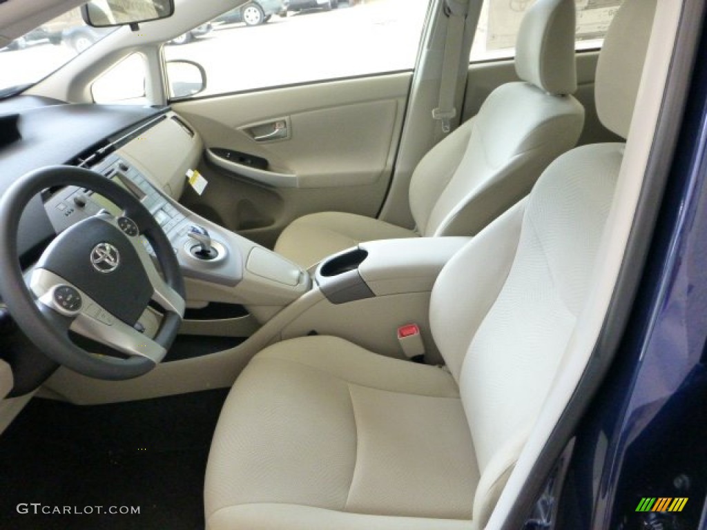 2012 Prius 3rd Gen Two Hybrid - Nautical Blue Metallic / Bisque photo #8