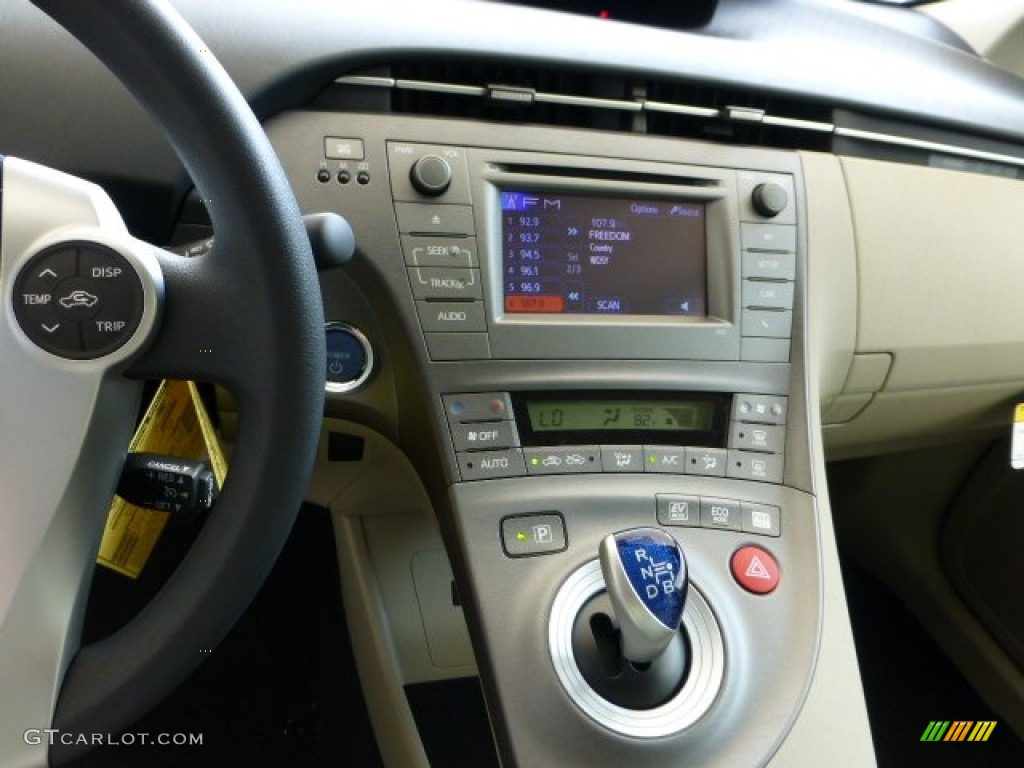 2012 Prius 3rd Gen Two Hybrid - Nautical Blue Metallic / Bisque photo #13