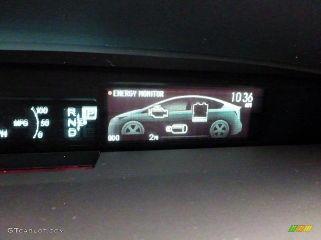 2012 Prius 3rd Gen Two Hybrid - Nautical Blue Metallic / Bisque photo #14