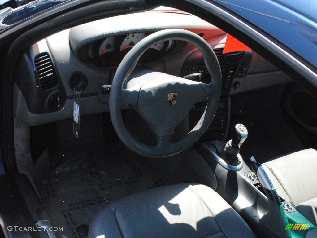 1999 911 Carrera 4 Cabriolet - Ocean Blue Metallic / Black photo #12