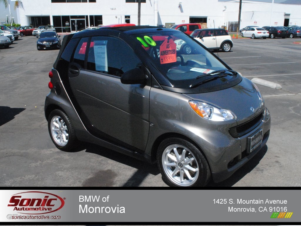 2010 fortwo passion cabriolet - Gray Metallic / design Black photo #1