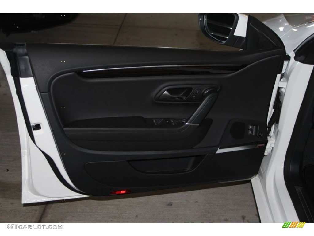 2013 Volkswagen CC VR6 4Motion Executive Black Door Panel Photo #69366688