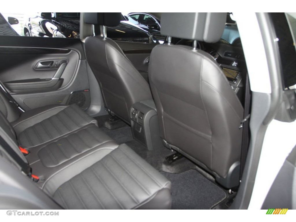 Black Interior 2013 Volkswagen CC VR6 4Motion Executive Photo #69366796