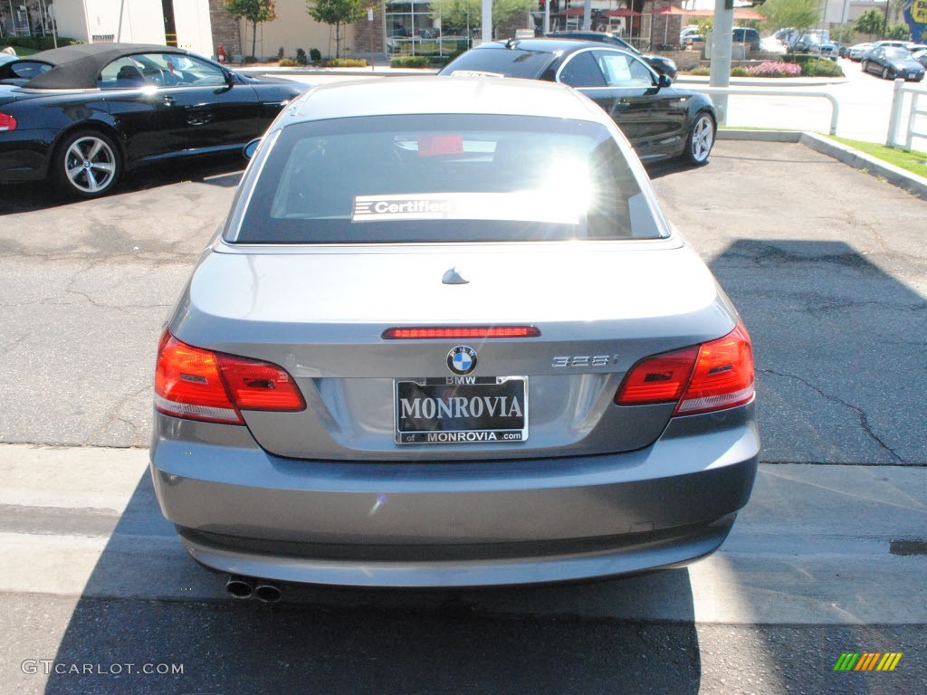 2009 3 Series 328i Convertible - Space Grey Metallic / Black photo #5