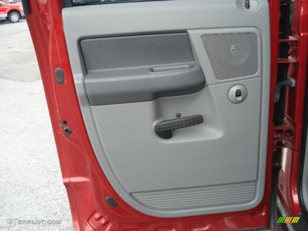 2007 Ram 1500 SLT Quad Cab 4x4 - Inferno Red Crystal Pearl / Medium Slate Gray photo #14