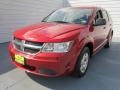 2009 Inferno Red Crystal Pearl Dodge Journey SE  photo #6