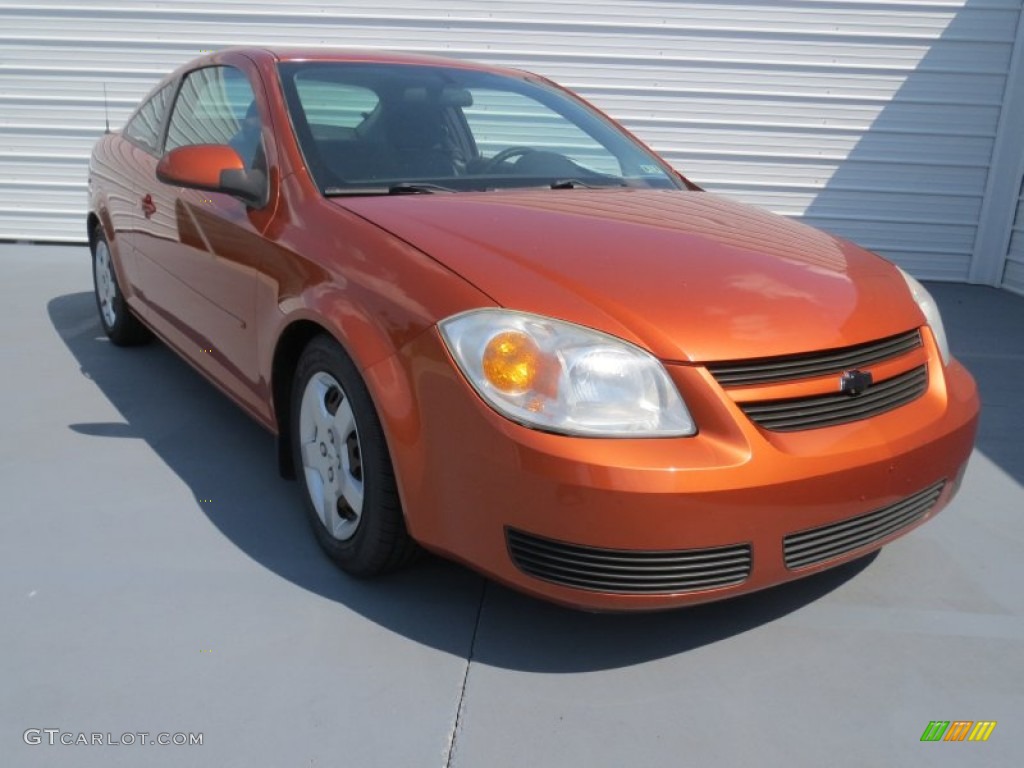 2007 Cobalt LT Coupe - Sunburst Orange Metallic / Gray photo #1