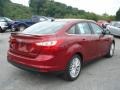 2013 Ruby Red Ford Focus Titanium Sedan  photo #8