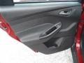 Charcoal Black 2013 Ford Focus Titanium Sedan Door Panel