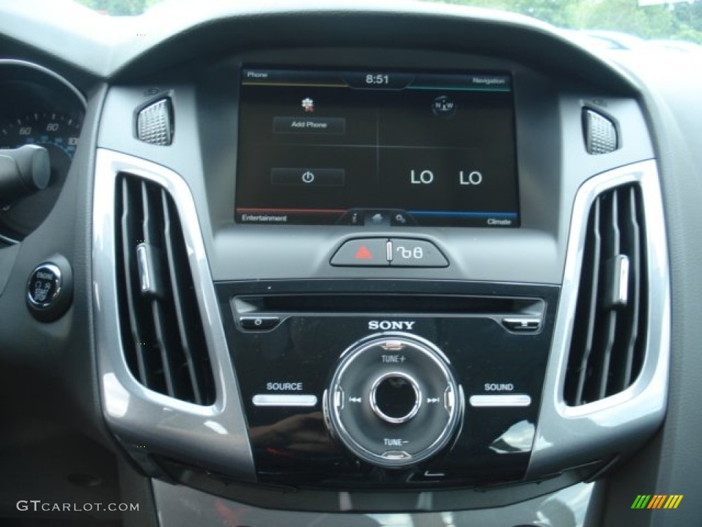 2013 Ford Focus Titanium Sedan Audio System Photos