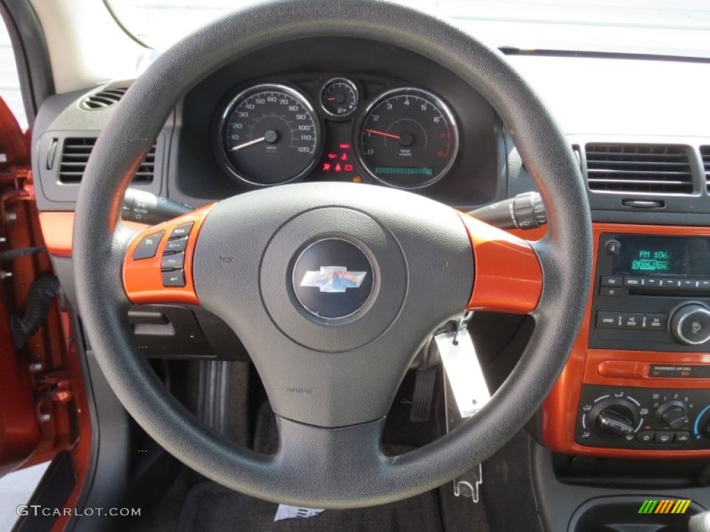 2007 Chevrolet Cobalt LT Coupe Gray Steering Wheel Photo #69368713