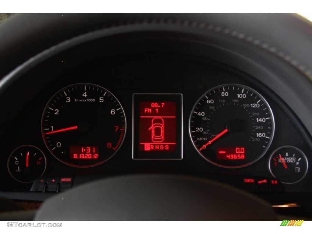 2008 Audi A4 2.0T Special Edition Sedan Gauges Photos