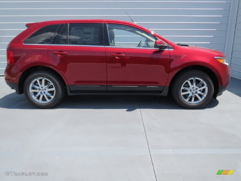 2013 Edge Limited EcoBoost - Ruby Red / Medium Light Stone photo #2