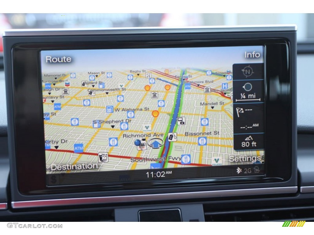 2013 Audi A6 3.0T quattro Sedan Navigation Photo #69369481