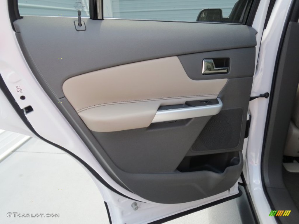 2013 Ford Edge Limited EcoBoost Medium Light Stone Door Panel Photo #69369988