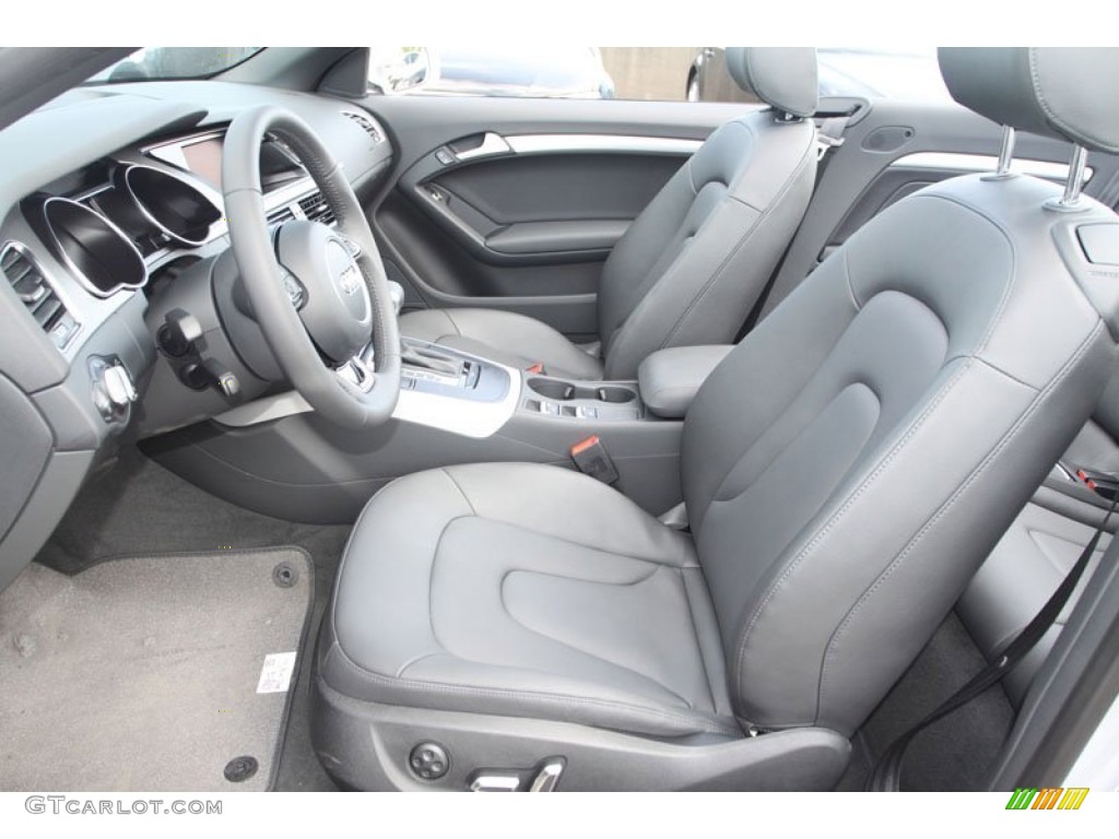 2013 Audi A5 2.0T quattro Cabriolet Front Seat Photo #69370000