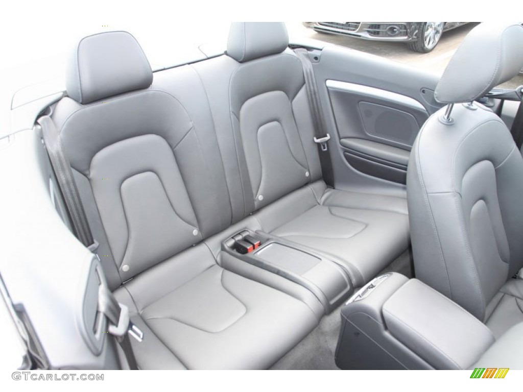 2013 Audi A5 2.0T quattro Cabriolet Rear Seat Photo #69370078