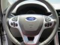 Medium Light Stone 2013 Ford Edge Limited EcoBoost Steering Wheel