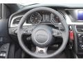 Black 2013 Audi A5 2.0T quattro Cabriolet Steering Wheel