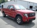 2012 Red Candy Metallic Ford F150 FX4 SuperCab 4x4  photo #2