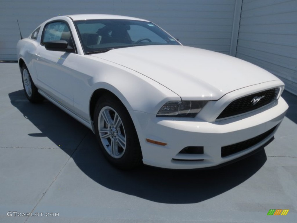 Performance White 2013 Ford Mustang V6 Coupe Exterior Photo #69370726